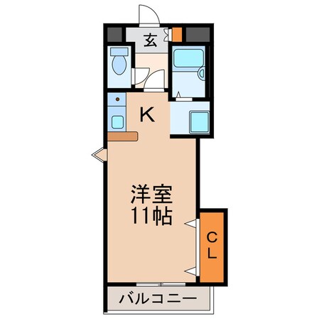 クリスタルタウン中央の物件間取画像